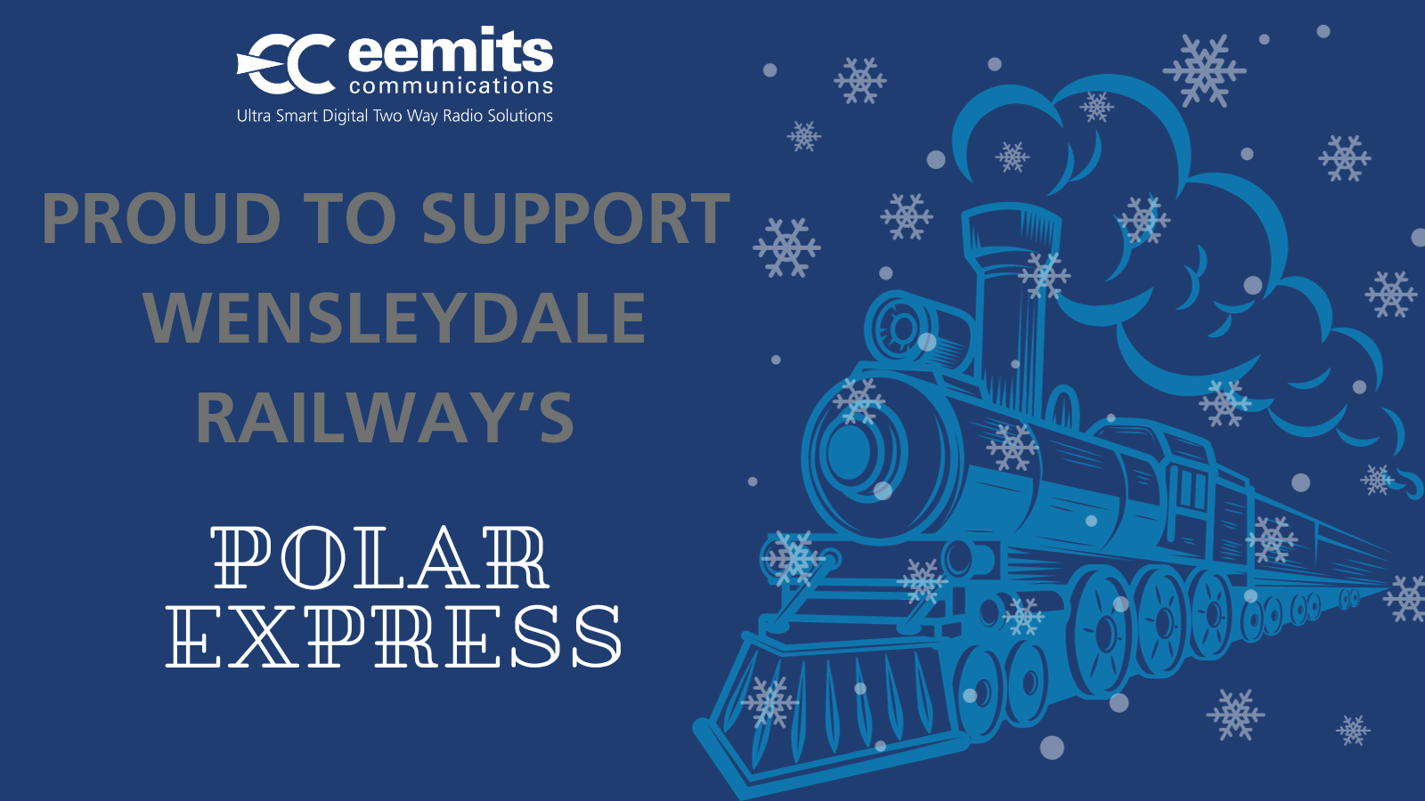Eemits is Proud to Support Wensleydale Railway's Polar Express Train Journey
