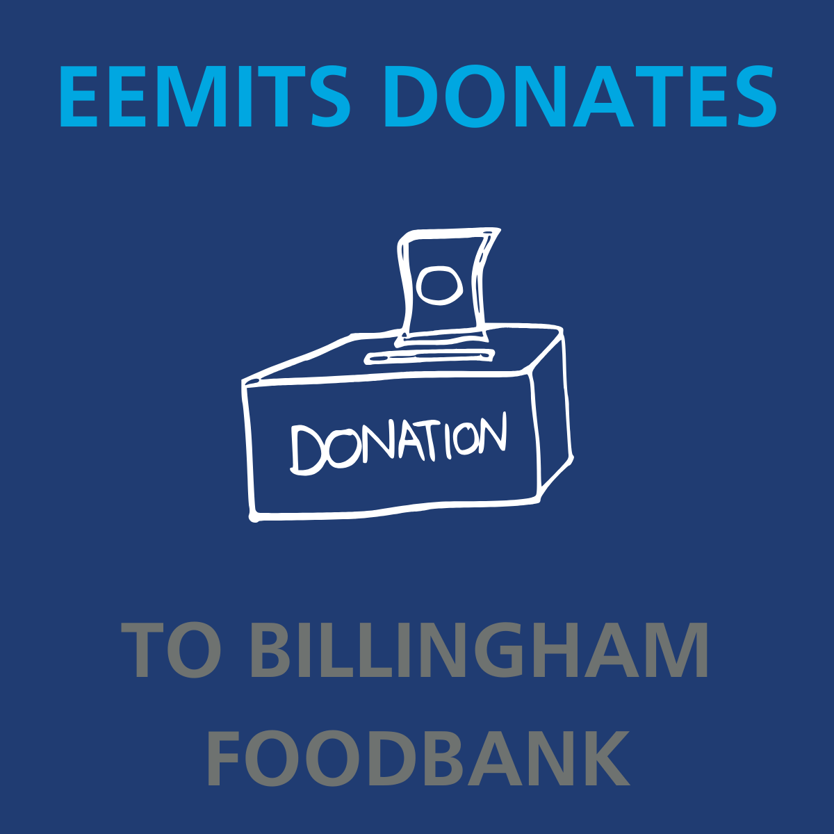 Eemits Delivers Essential Items to Billingham Foodbank