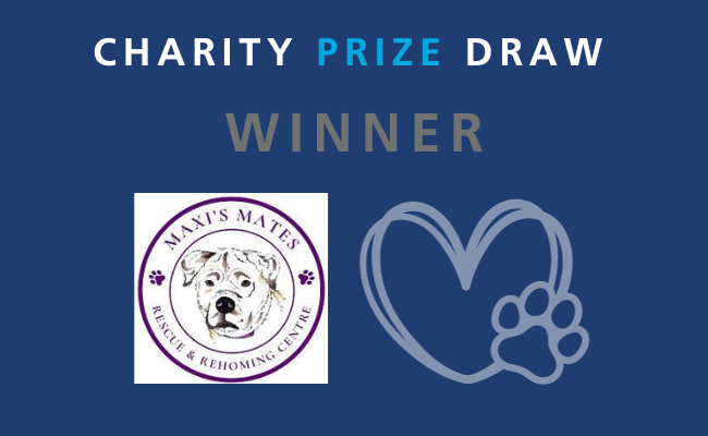 Charity Prize Draw: Dog Rescue Centre Receives £150 Donation